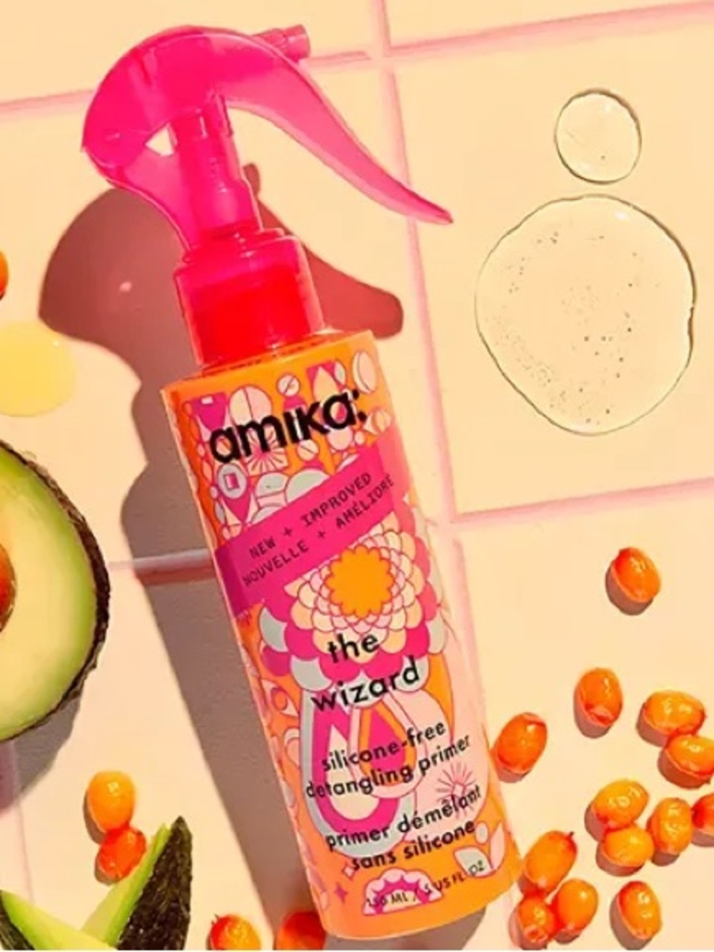 Amika The Wizard Silicone-Free Detangling Primer